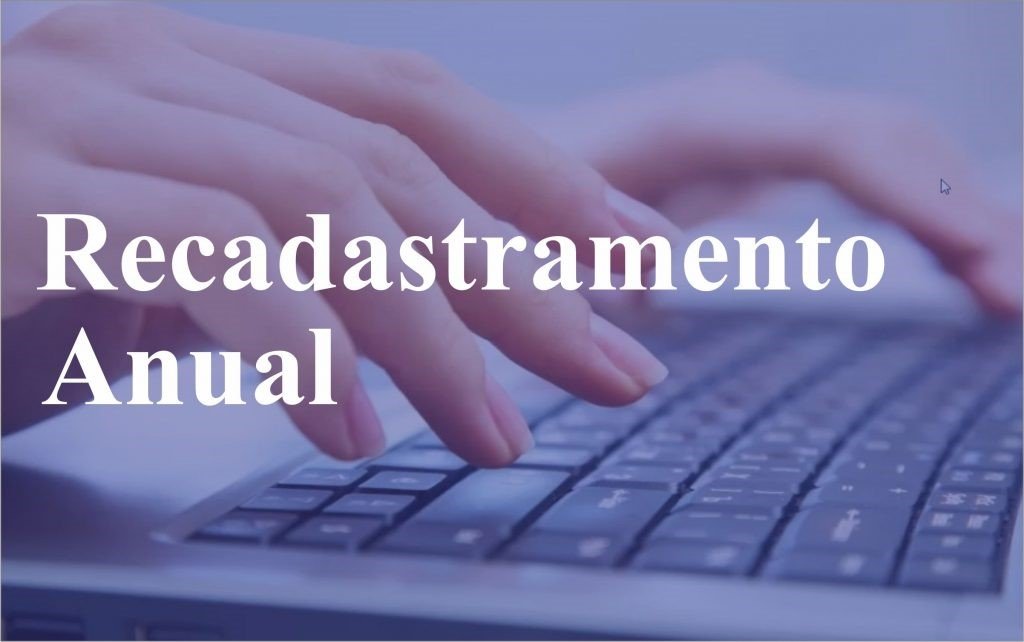 RECADASTRAMENTO ANUAL